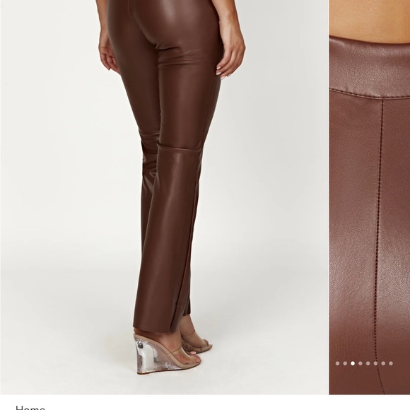 MESHKI faux leather pants - Picture 3 of 6